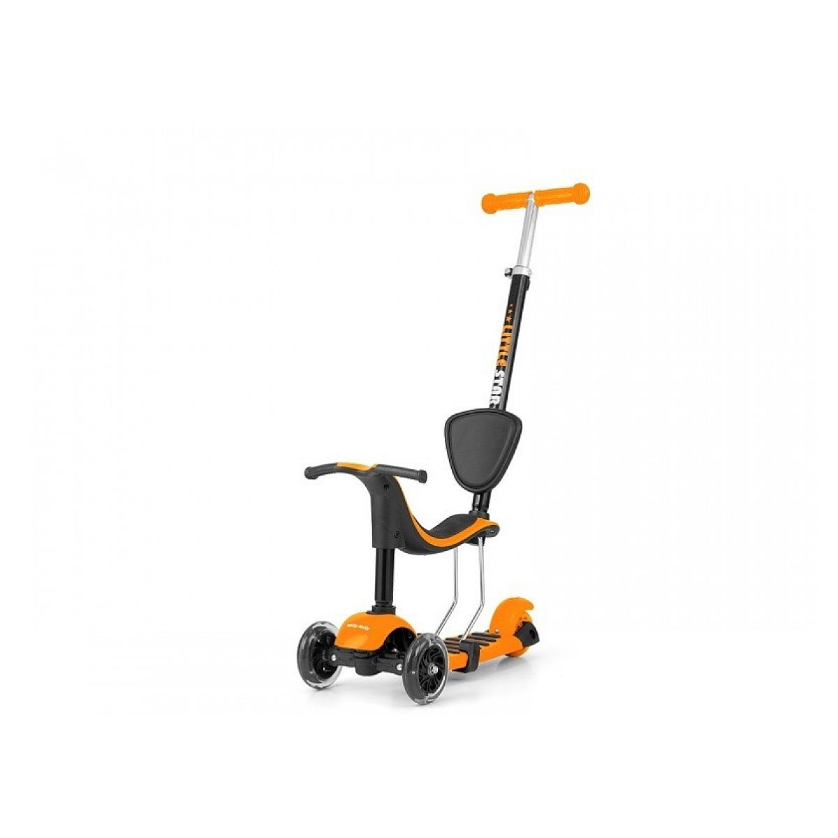 MILLY MALLY Ride On/Scooter 3in1 Little Star Orange