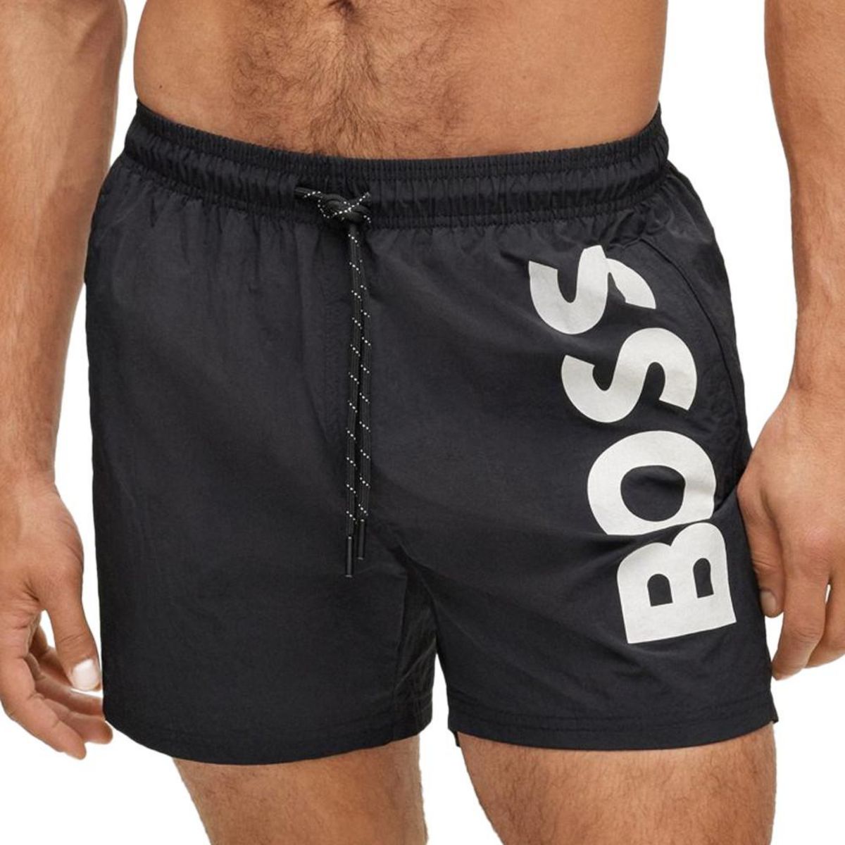 Short de bain Noir Homme Hugo Boss Octopus pas cher Auchan