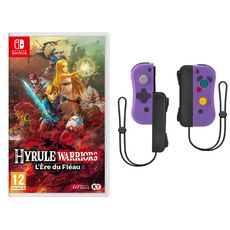 EXCLU WEB Manette iiCon Violet + Hyrule Warriors Nintendo Switch