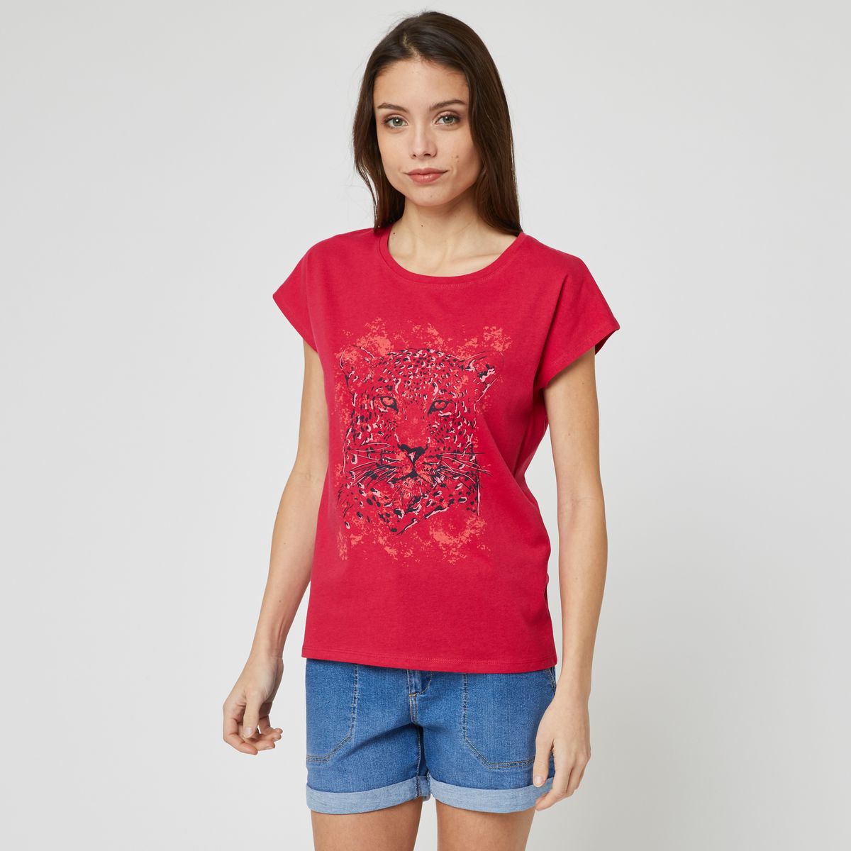 INEXTENSO T-shirt Fuchsia femme