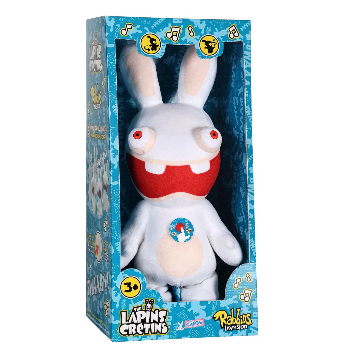 GIPSY Peluche Lapin cretin pas cher Auchan