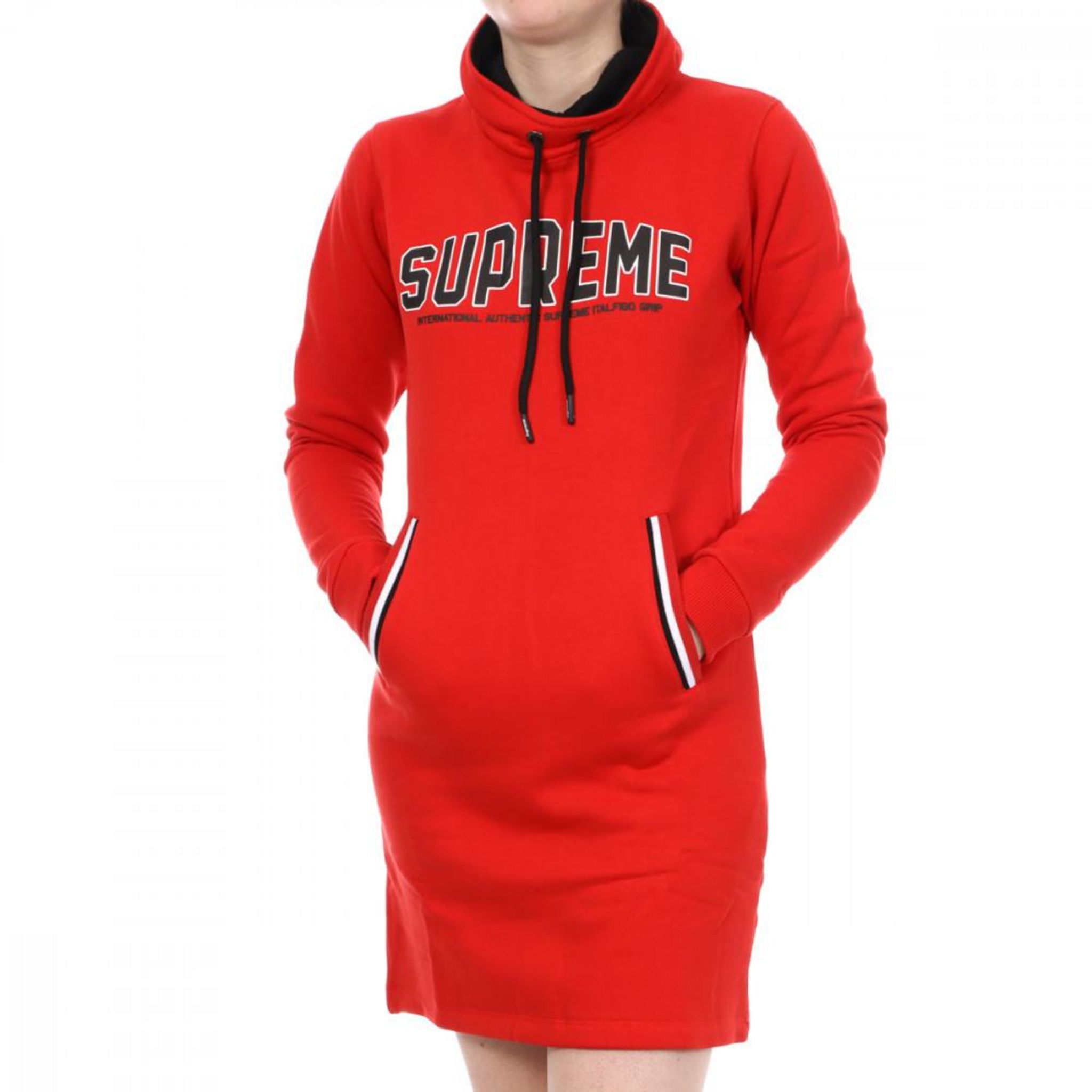 Pull supreme best sale rouge femme