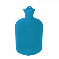 Bouillotte en caoutchouc 20 x 37 cm eau chaude ou froide  - 2 L - Bleu