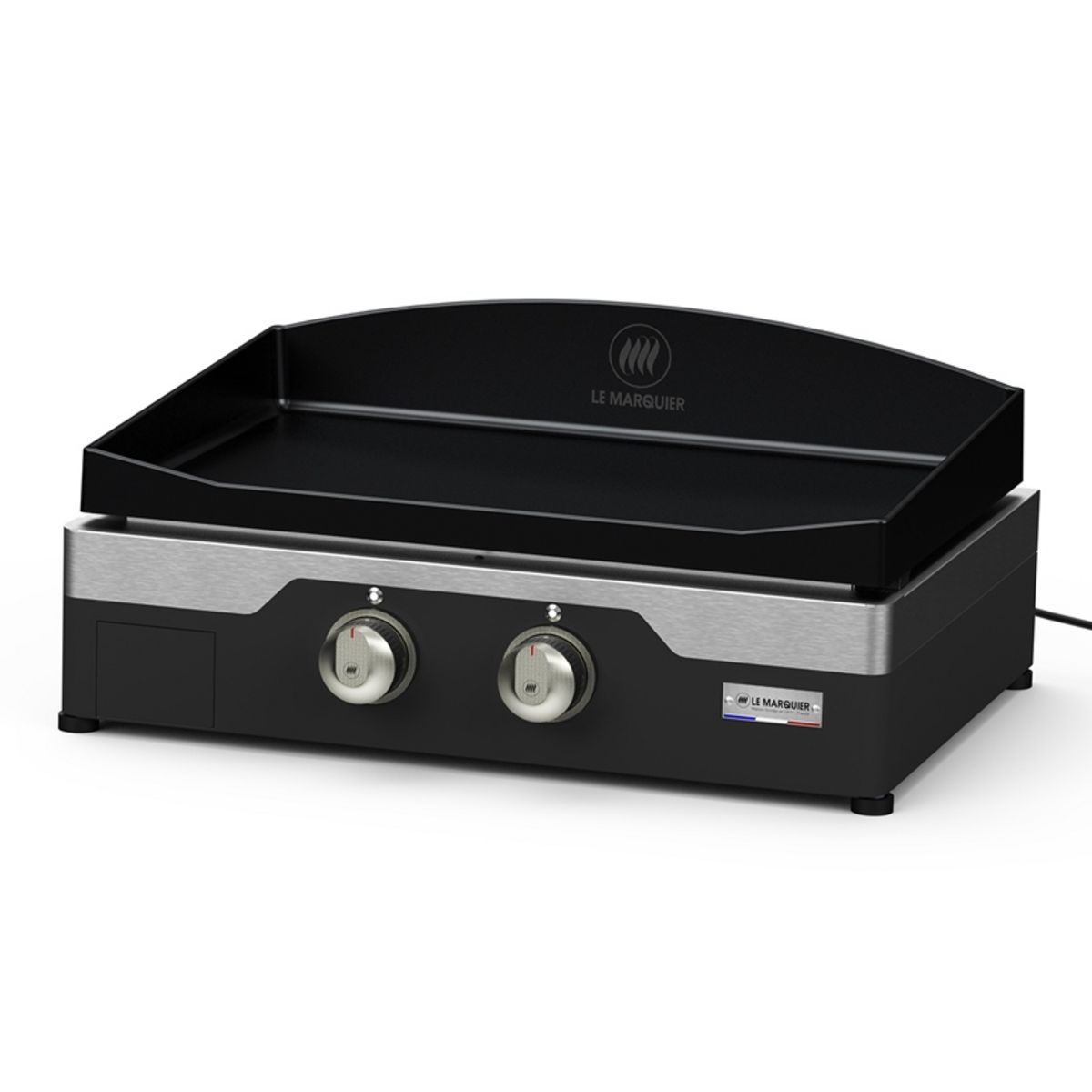 Plancha Le Marquier Ou Forge Adour Le marquier Plancha électrique Signature Allure 260 DUO - 2 zones de  cuisson - pieds reglables pas cher à prix Auchan