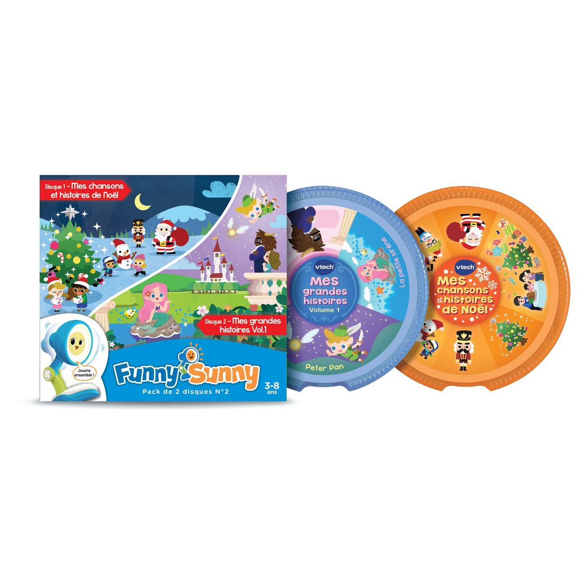 VTECH Pack 2 disques numéro 2 Funny Sunny 