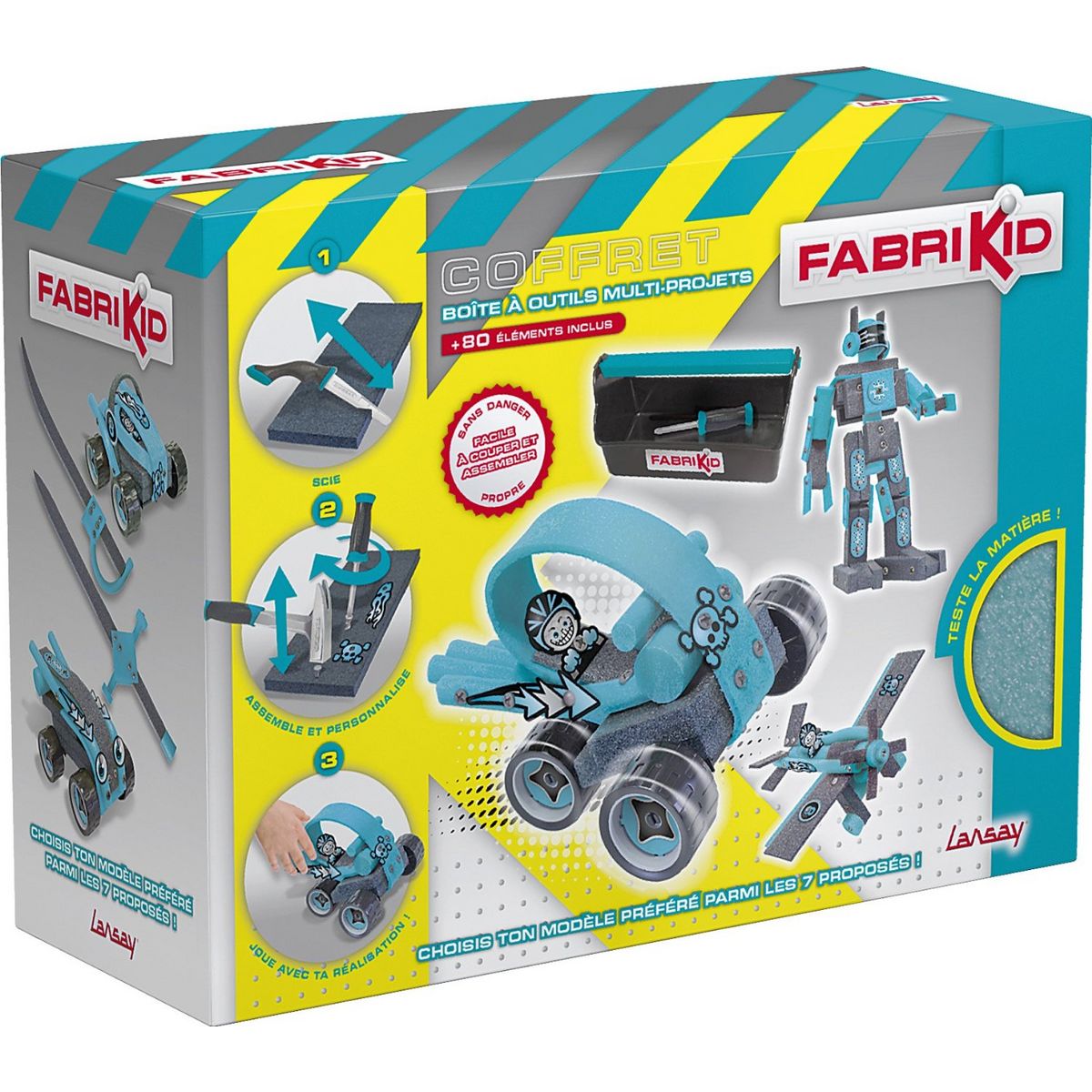 LANSAY Fabrikid 18630 Coffret boite à outils pas cher 