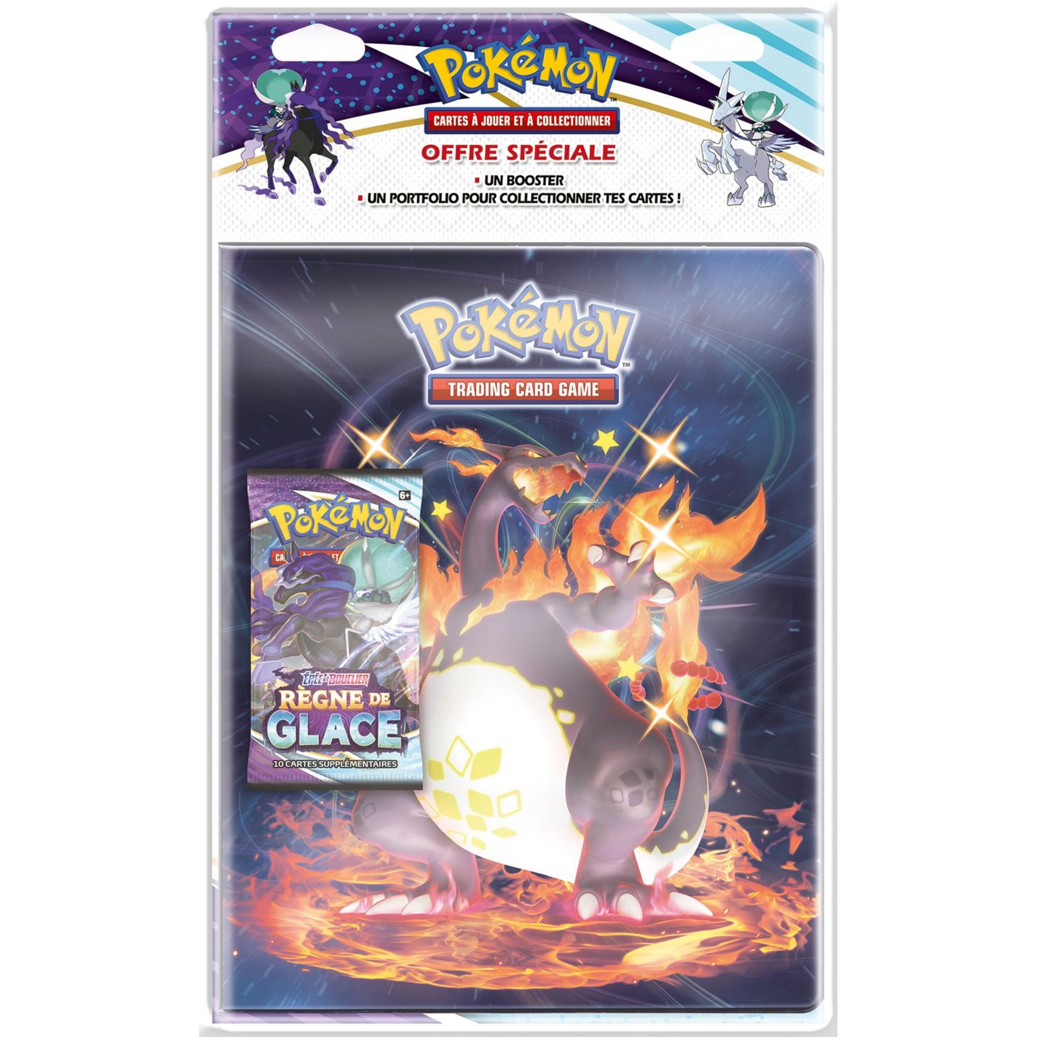 Pokémon-Cahier range cartes et booster Soleil et Lune 10 Asmodée