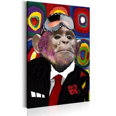 Tableau Imprimé  Mr. Monkey  (Multicolore)