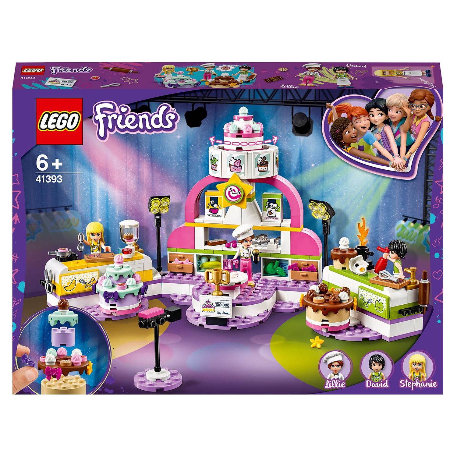 LEGO LEGO Friends 41758 Le Calendrier de l'Avent 2023, avec 24 Cadeaux dont  8 Figurines d'Animaux, 2 Mini-Poupées, Cadeau Noël pas cher 