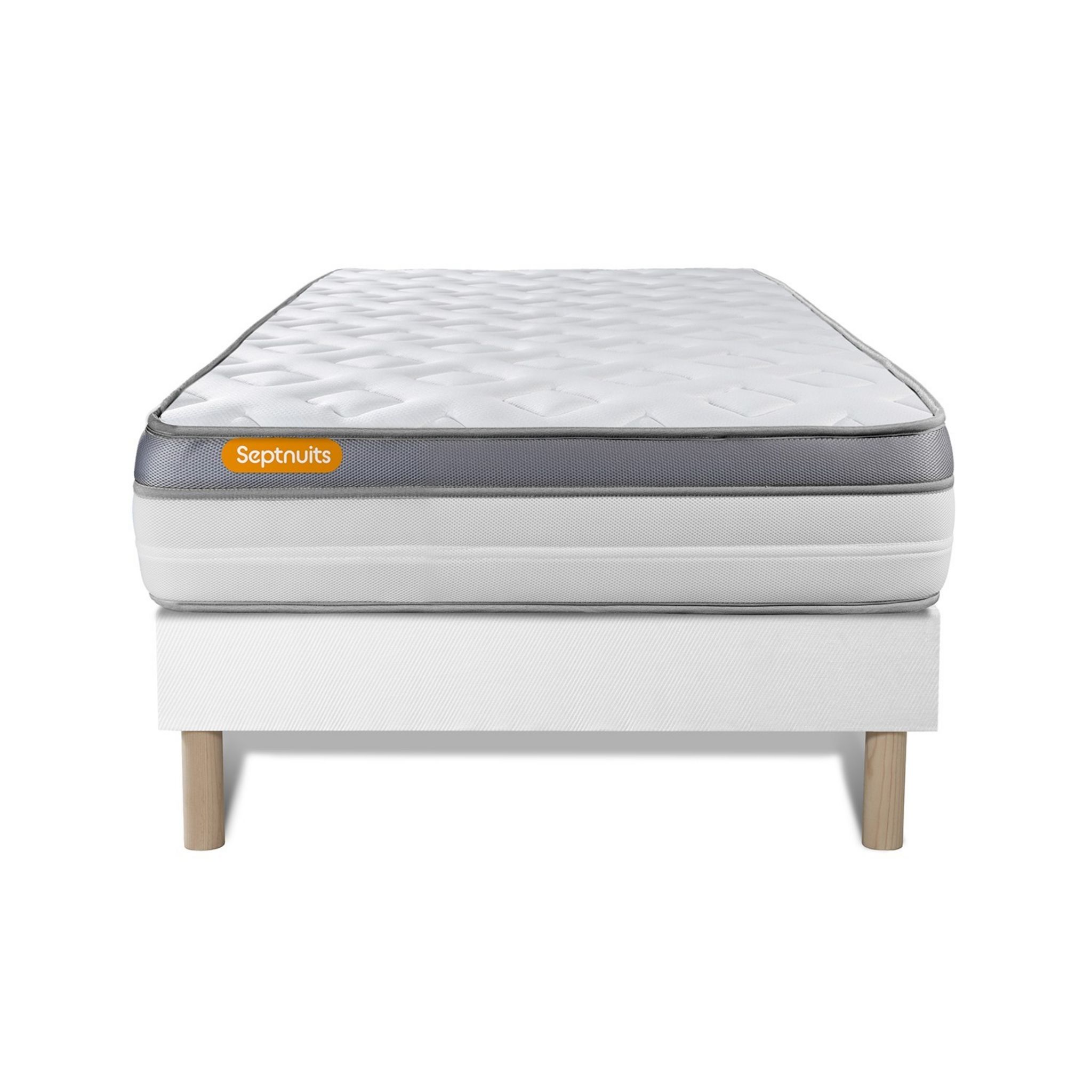 Matelas 180x200 + double sommier 90x200 Memo Zen Mousse à mémoire de forme  5 zones de confort MAXI épaisseur