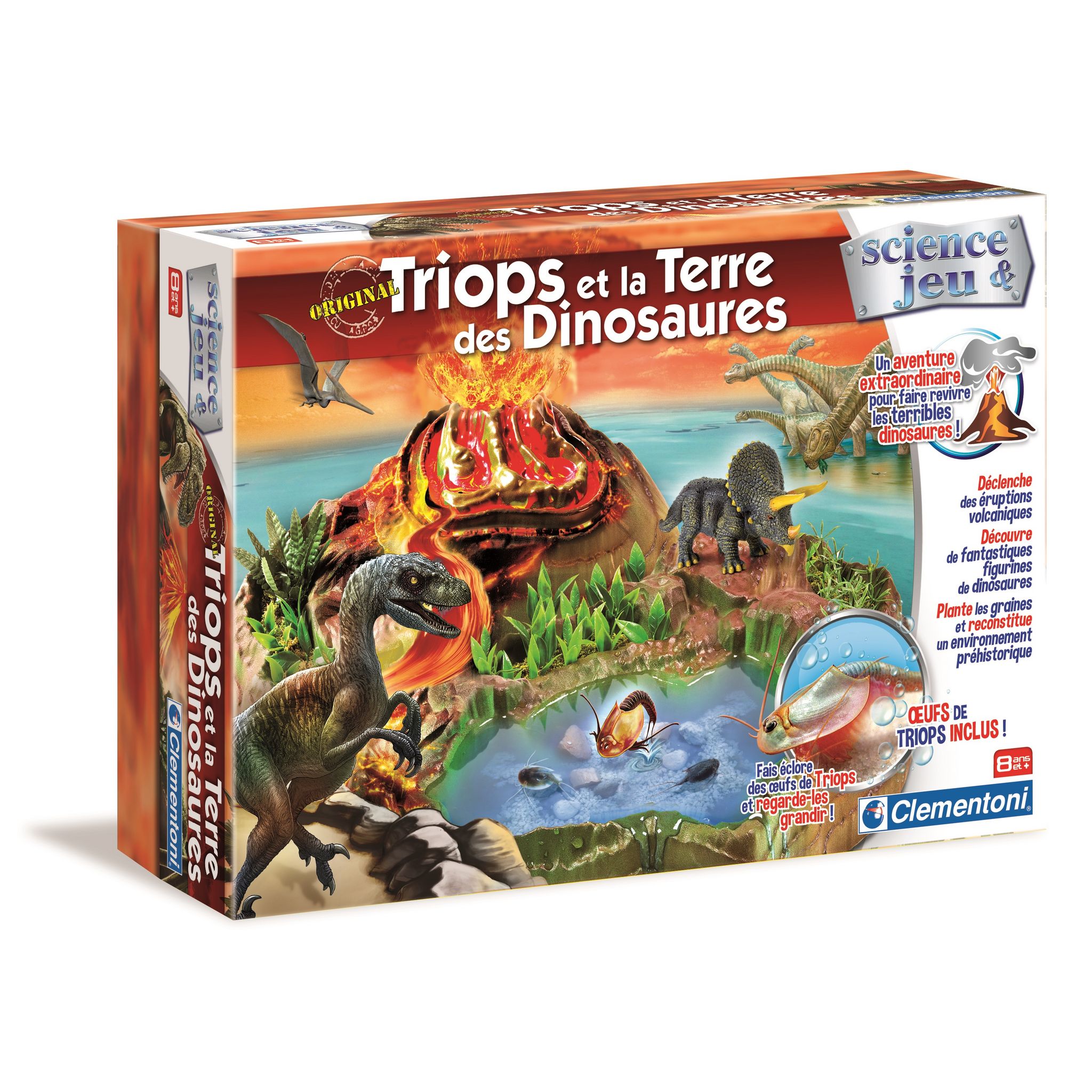 Triops et le monde des dinosaures Clementoni FR