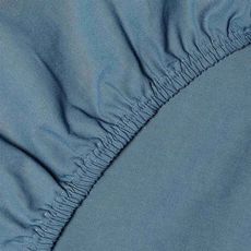 SEVIRA KIDS Drap-housse en coton, Coton uni SEVIRA KIDS (Bleu denim)