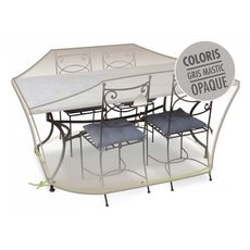 Housse de protection Cover Line pour table rectangulaire + 6 chaises - 190 x 120 x 70 cm