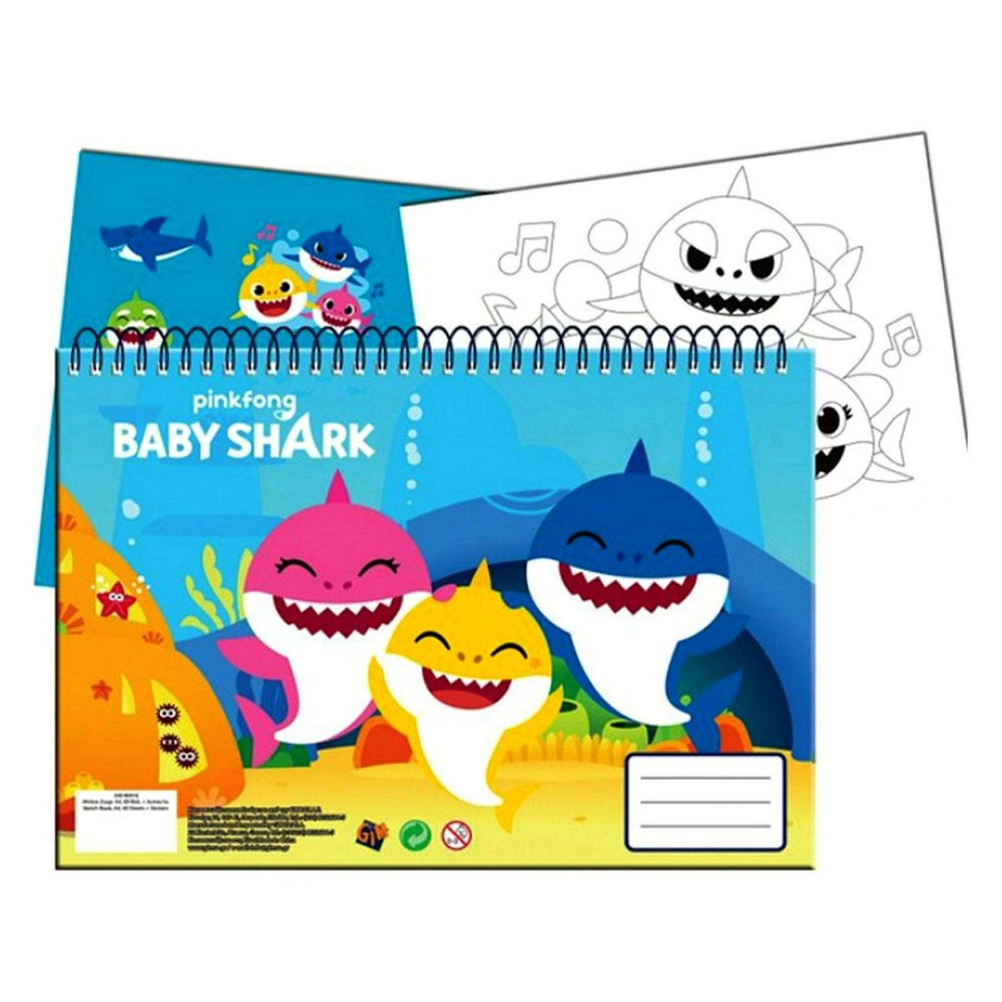 Baby Shark - Mon livre d'autocollants (Grand format - Broché 2022