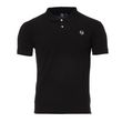 SERGIO TACCHINI Polo Noir Homme Sergio Tacchini Iconic. Coloris disponibles : Noir