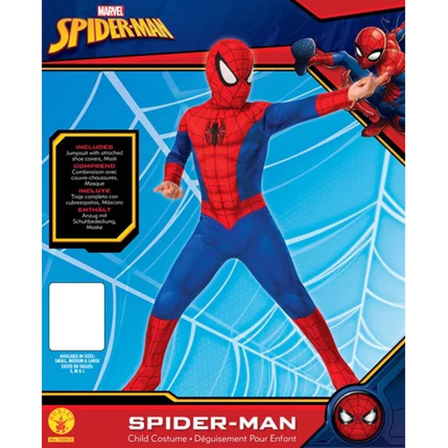 9€09 sur Vêtements Spiderman Enfants bleu XL(130-140cm