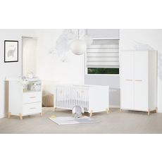 Chambre Bebe Complete Evolutive Joy Coloris Naturel Pas Cher A Prix Auchan