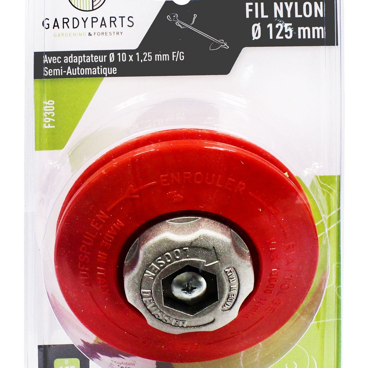 GARDY PARTS Tête fil nylon a/adaptateur