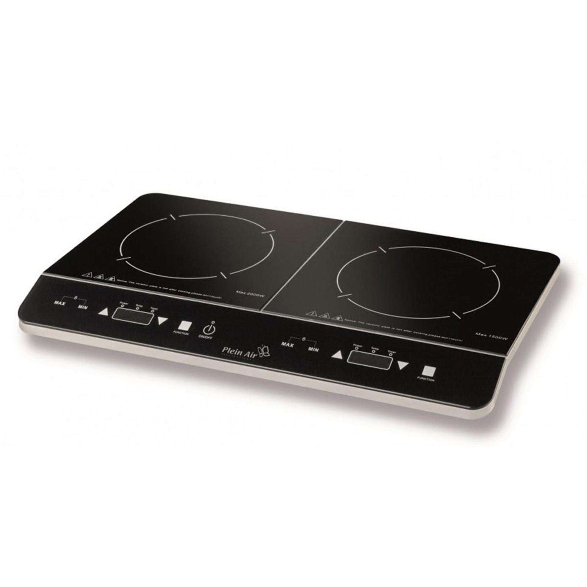 Plaque de cuisson Induction 3500W 2 feux ALPINA Réchaud double