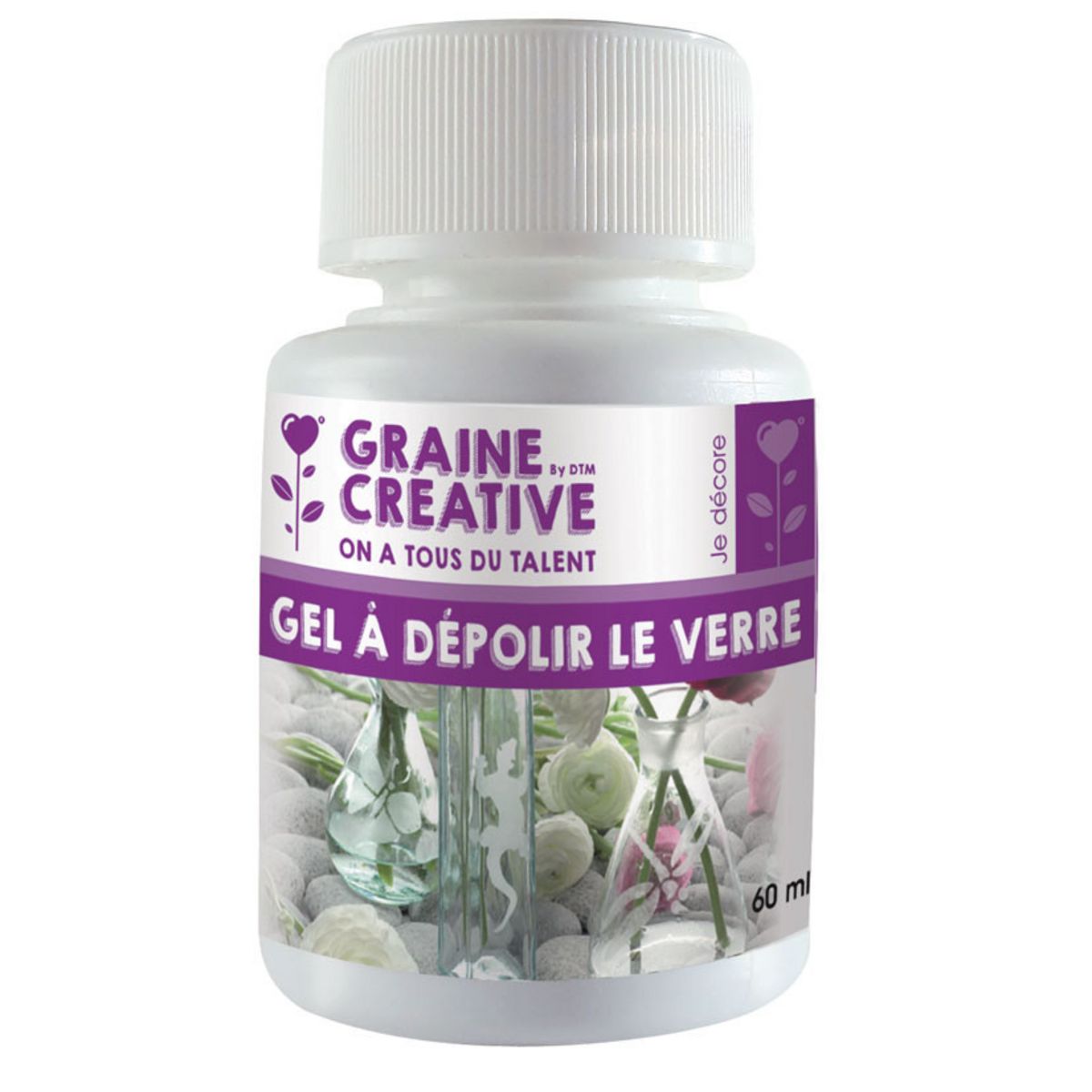 Graines Creatives Gel à dépolir pour le verre pas cher 