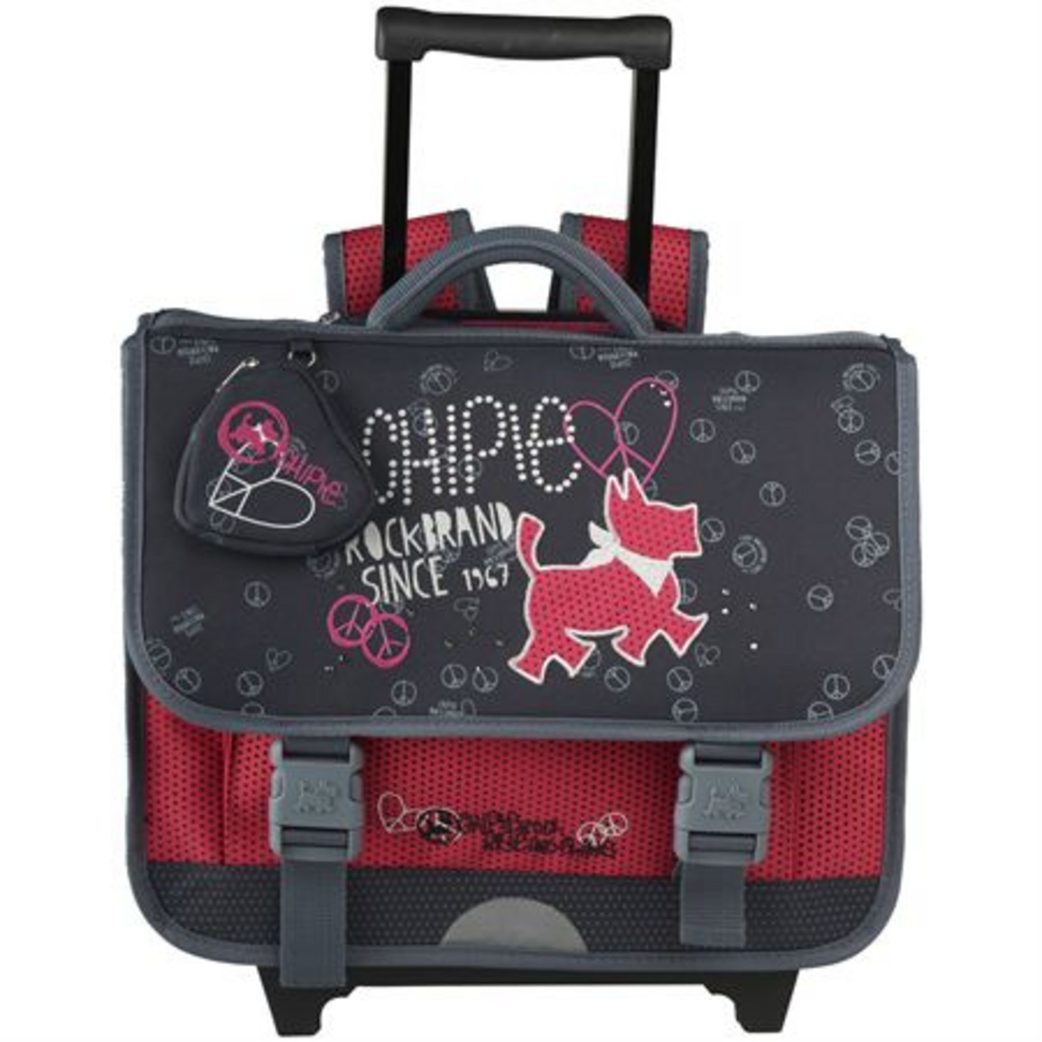 Cartable chipie a roulette carrefour best sale