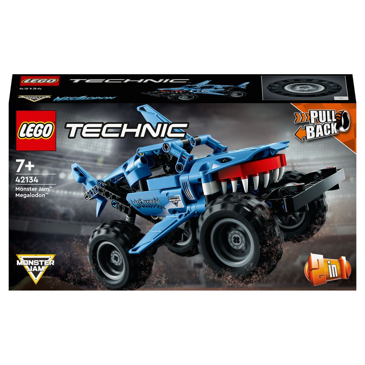 Technic 42134 Monster Jam Megalodon Voiture Jouet pour Enfants dès 7 Ans