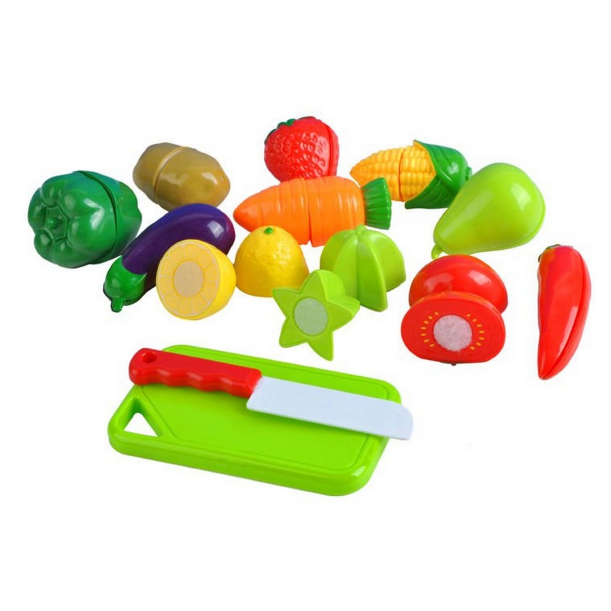 Fruits et legumes jouet a decouper dînette cuisine Jouets Imitation Jeu de  couper de fruits plastique pour enfants