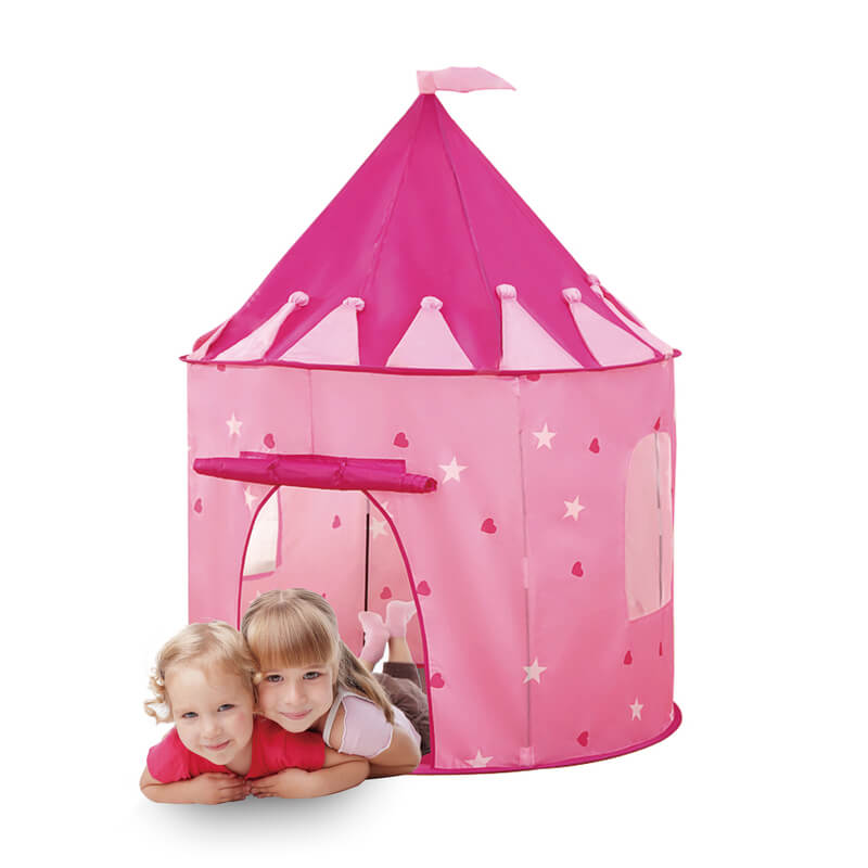 Filles château de princesse Tente pour enfants mignon Rose +