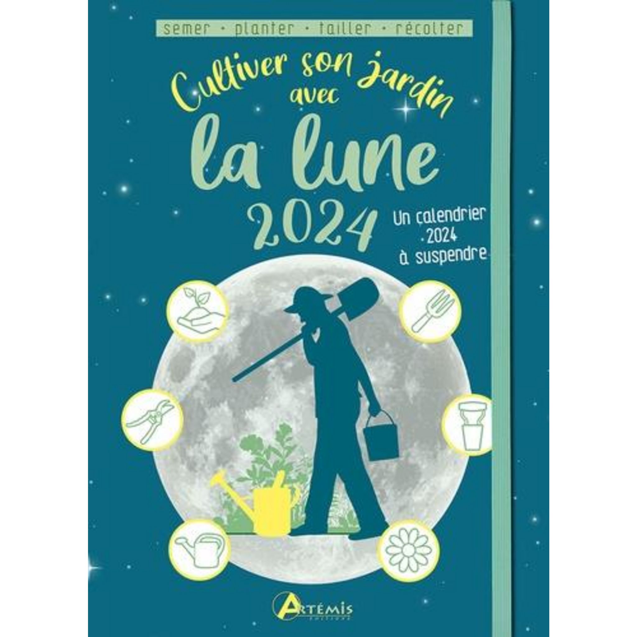 Calendrier Lunaire 2024 + Web Appli beauté/1 an - Calendrier Lunaire %