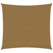 Voile d'ombrage 160 g/m^2 Taupe 2x2 m PEHD