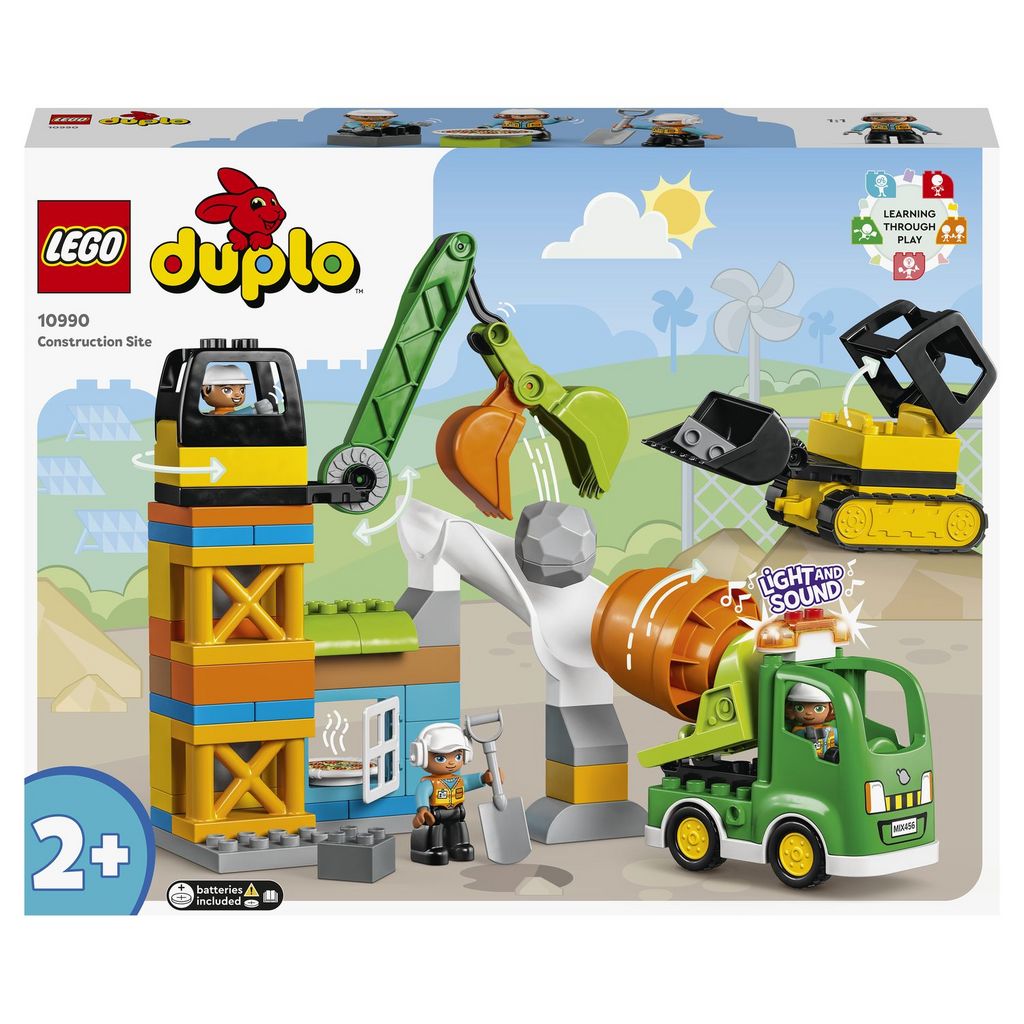 LEGO DUPLO 10987 Le Camion de Recyclage, Jouets Éducatifs et de Tri d