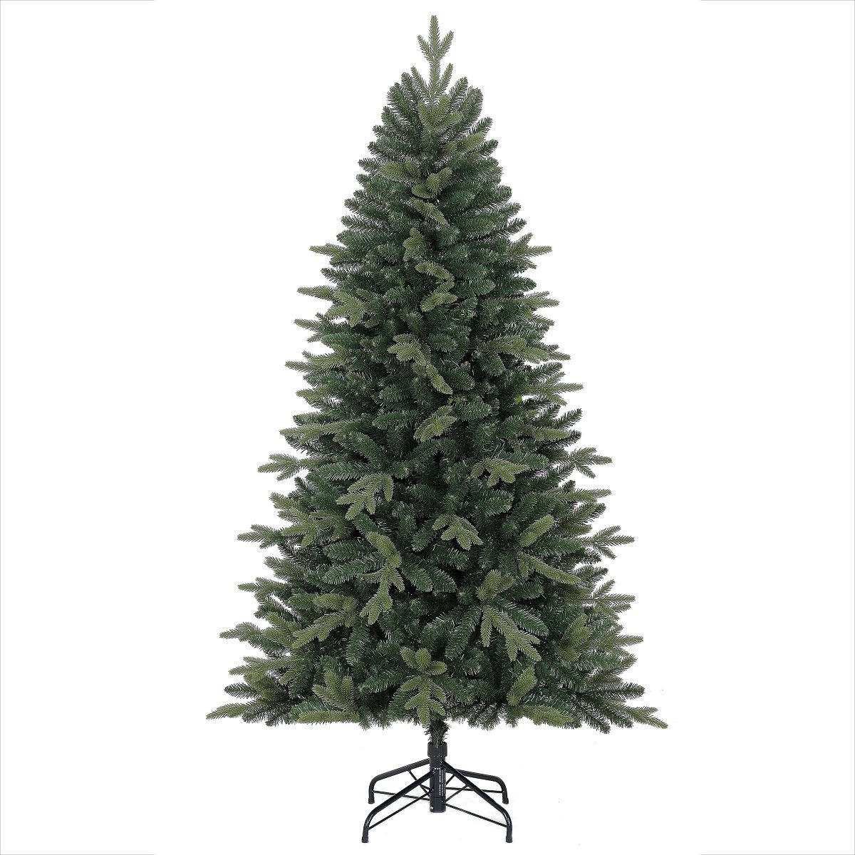 ACTUEL Sapin de Noël artificiel 150 cm Ø 86.36 cm pas cher - Auchan.fr