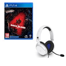 Back 4 Blood PS4 + Casque Gaming Filaire PRO4 50S Blanc