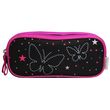 Bagtrotter BAGTROTTER Trousse scolaire 2 compartiments Phileas Papillons Noire