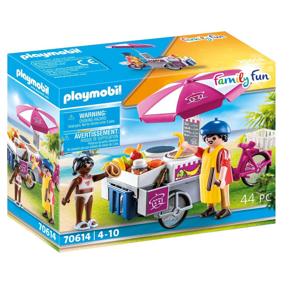 PLAYMOBIL 70614 - Family Fun - Stand de crêpes pas cher 