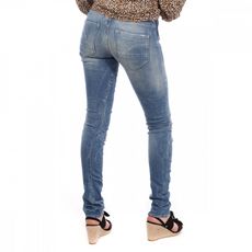 Jeans Slim Bleu Effet usé Femme G-Star Arc 3D (Bleu)