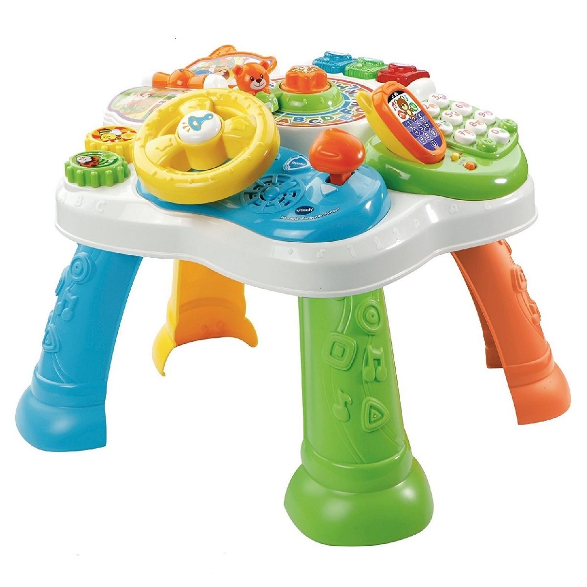 Vtech Ma Table D Activites Bilingue Multicolore Pas Cher A Prix Auchan