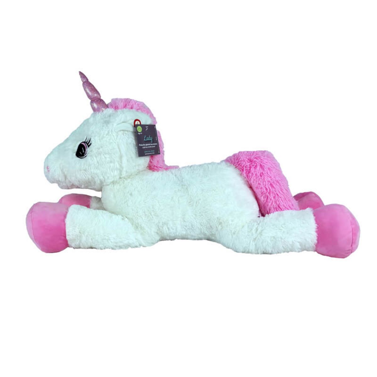 Peluche store licorne auchan