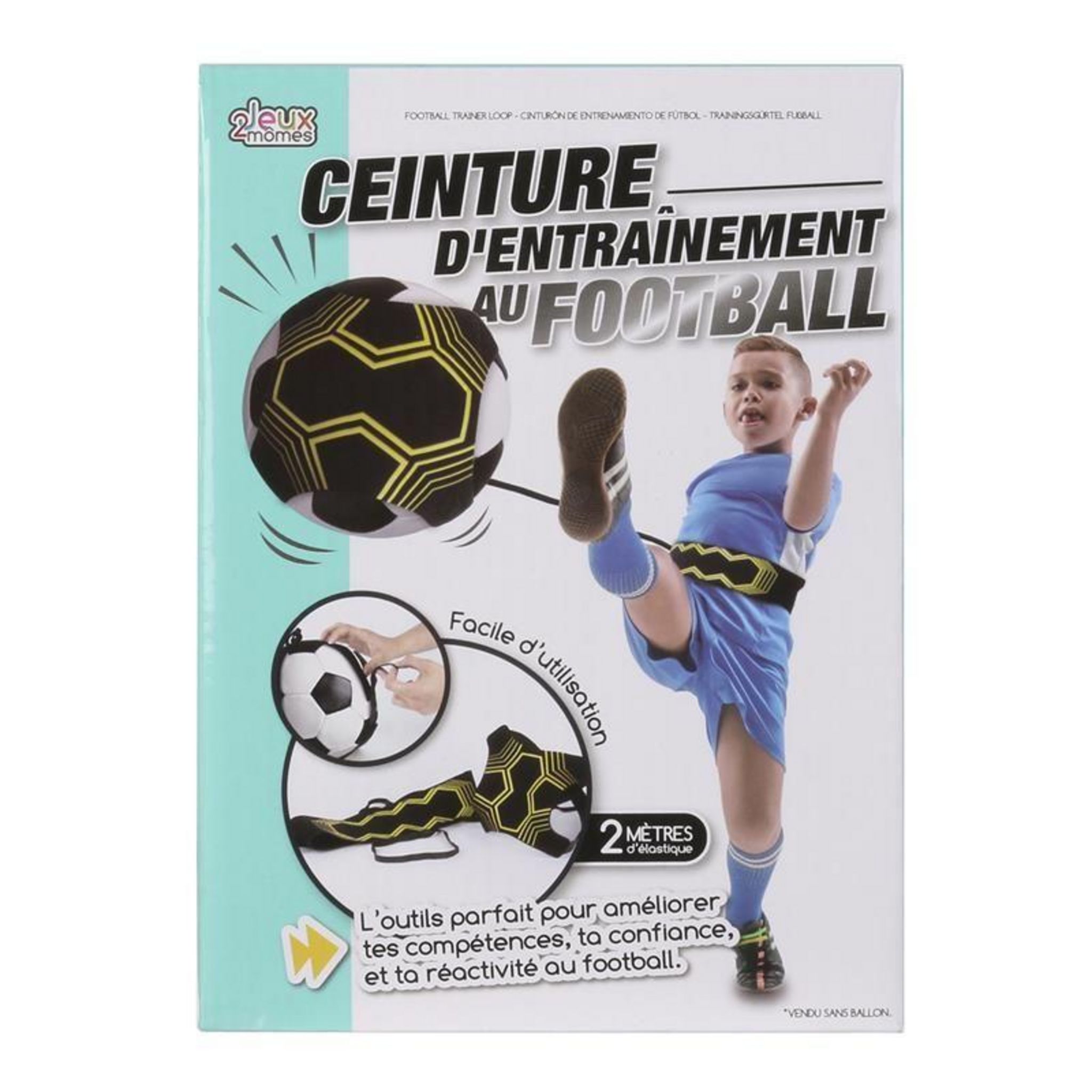 Paris Prix Ceinture Entrainement Football Mômes 200cm Noir pas