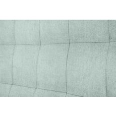 Tête de lit capitonnée en tissu pour lit 140 x 190 cm MIKKELI (Vert d'eau)