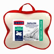 DODO Oreiller ergonomique polyester DODO PAPILLON (Blanc)