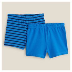 IN EXTENSO Lot de 2 shorts bébé garçon (bleu)