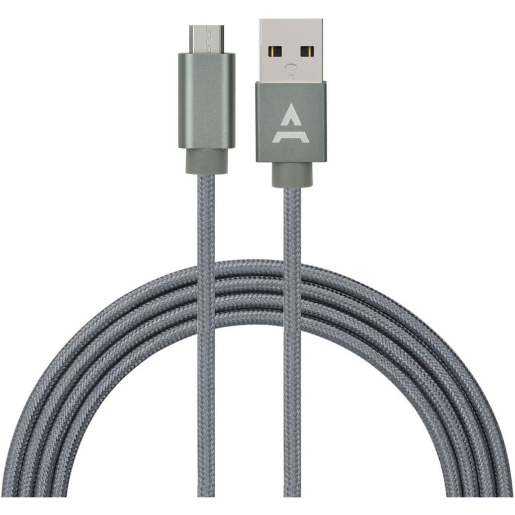 ADEQWAT Câble Lightning vers USB-C 2m gris certifié Apple pas cher