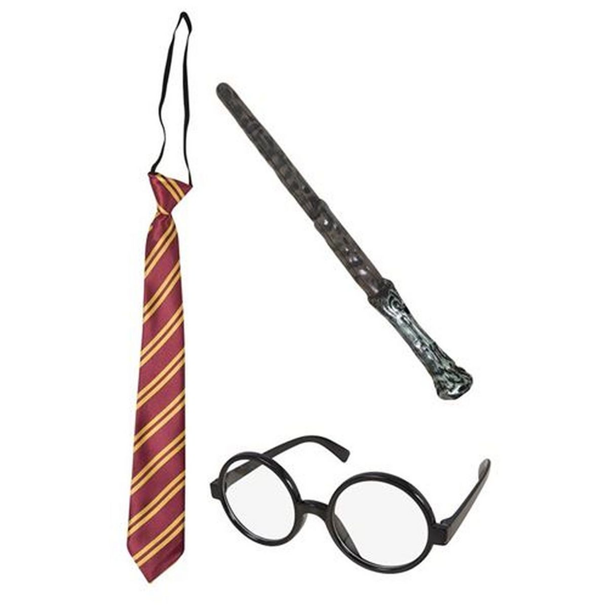 DEGUISEMENT HARRY POTTER AVEC LUNETTES ET BAGUETTE DE CHEZ RUBIES