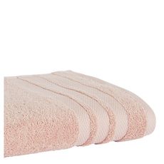 ACTUEL Drap de bain uni en coton 500 g/m² (Rose pâle )