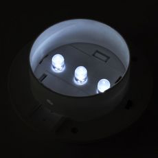Lampes solaire a LED d'exterieur pour cloture 12 pcs Blanc