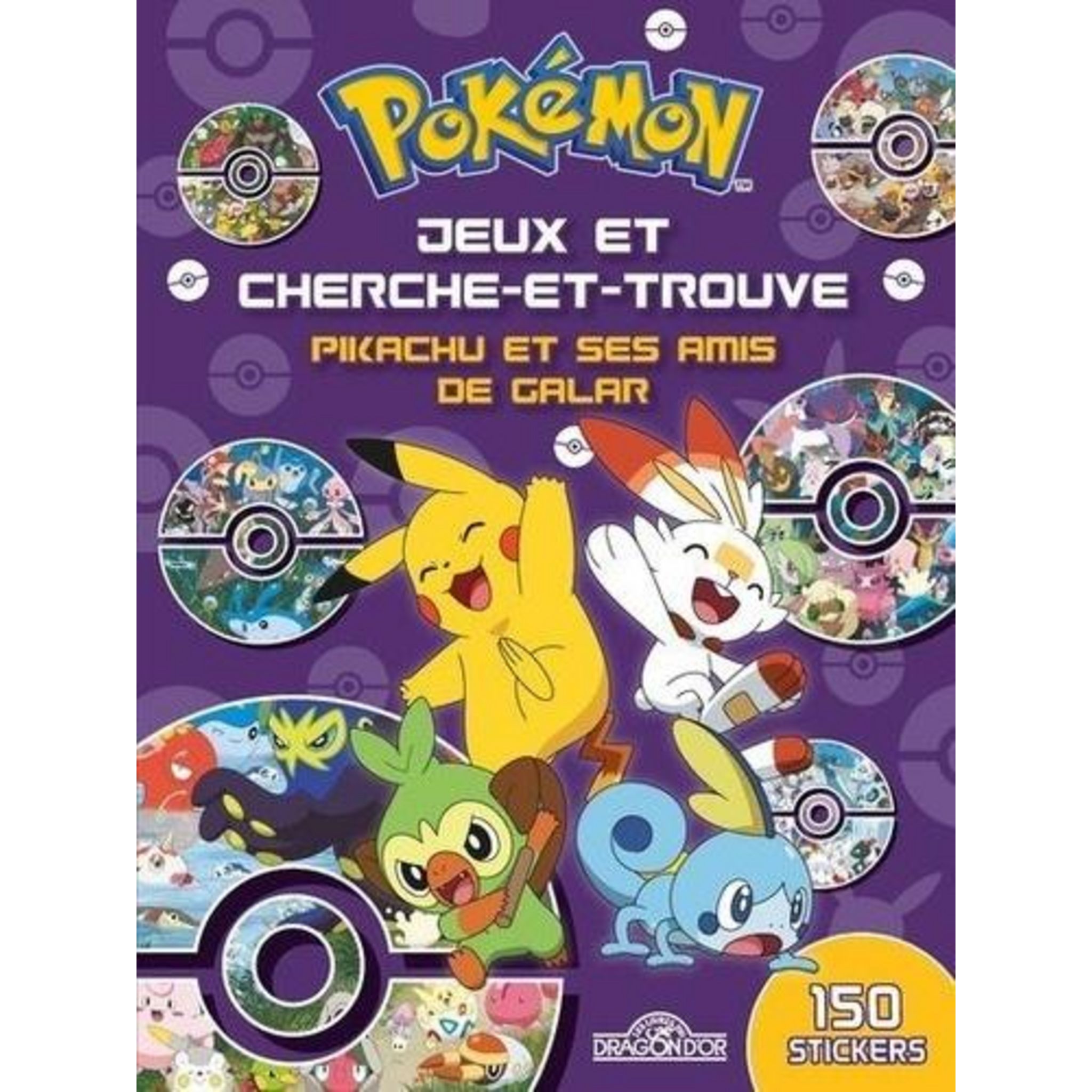 Mes coloriages cherche-et-trouve : Pokémon : une nouvelle aventure