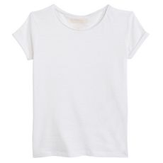 IN EXTENSO Tee-shirt manches courtes uni fille (Blanc)