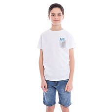 t-shirt pur coton organique nampty boy (Blanc)