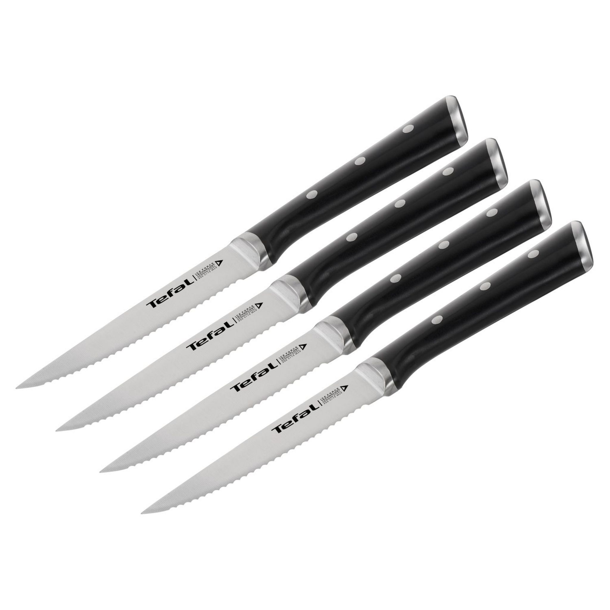 TEFAL - COMFORT Set de 4 Couteaux à Steak en Inox - 12 cm - K221S414 -  Cdiscount Maison